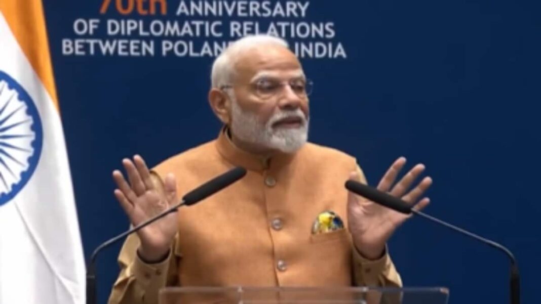 Today’s India wants to connect with every country, wants development of all, PM Modi tells Indian diaspora in Poland