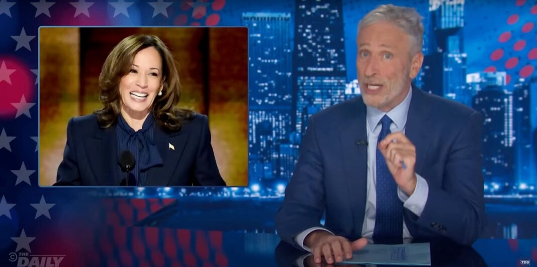 Watch: Jon Stewart weighs in on the DNC live from Chicago