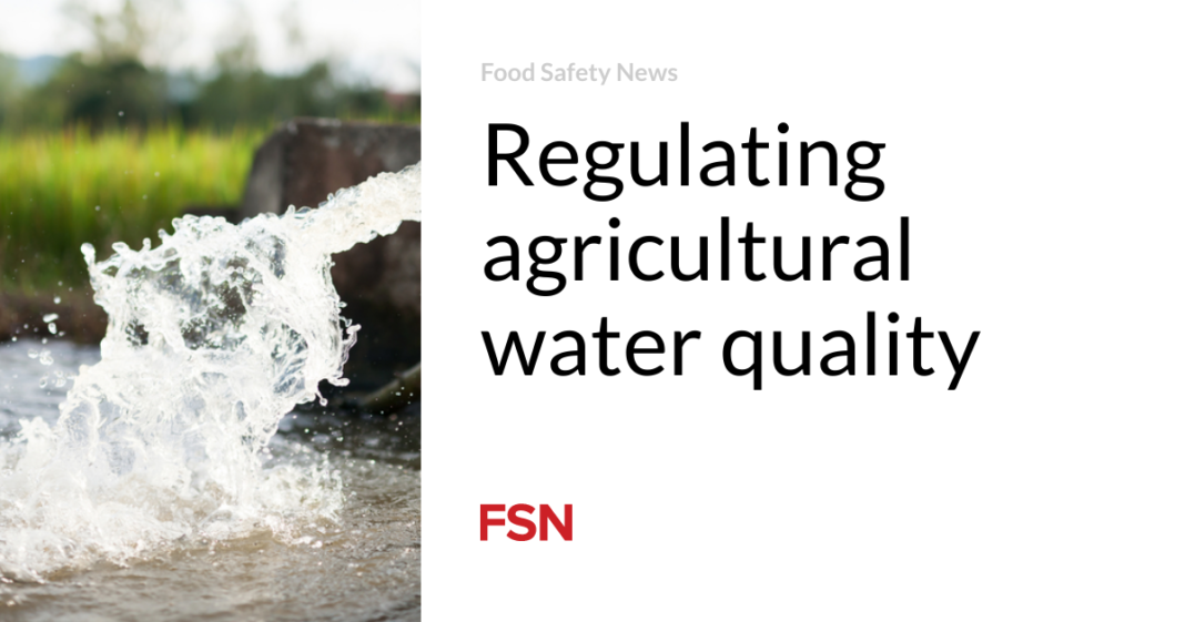 Regulating agricultural water quality