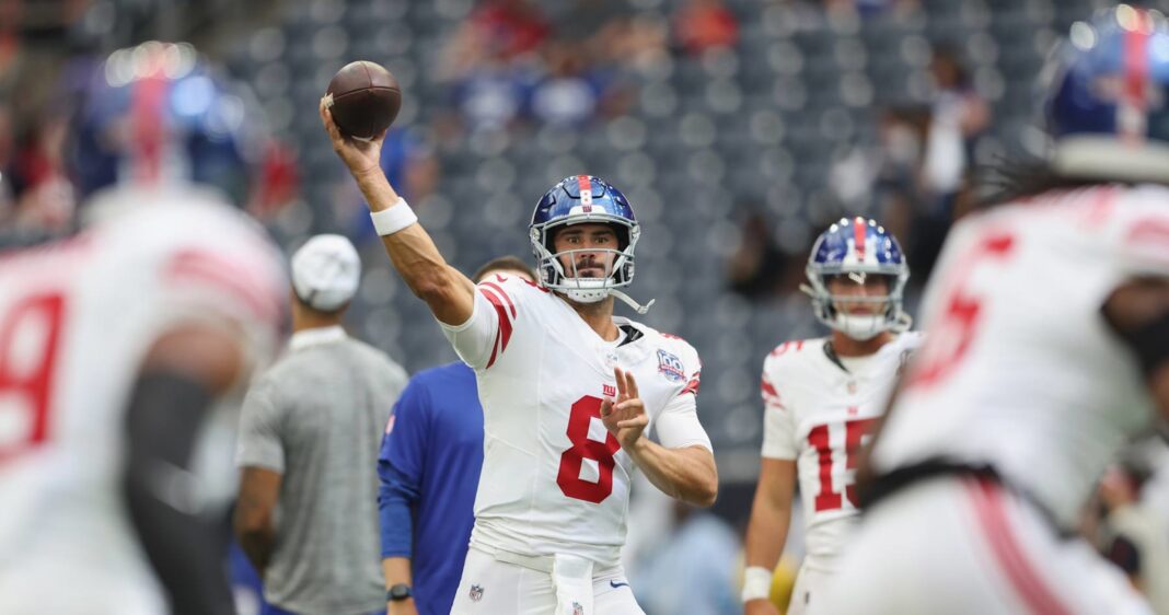 Giants’ Daniel Jones: ‘Knee Felt Really Good’ in Return from Injury vs. Texans