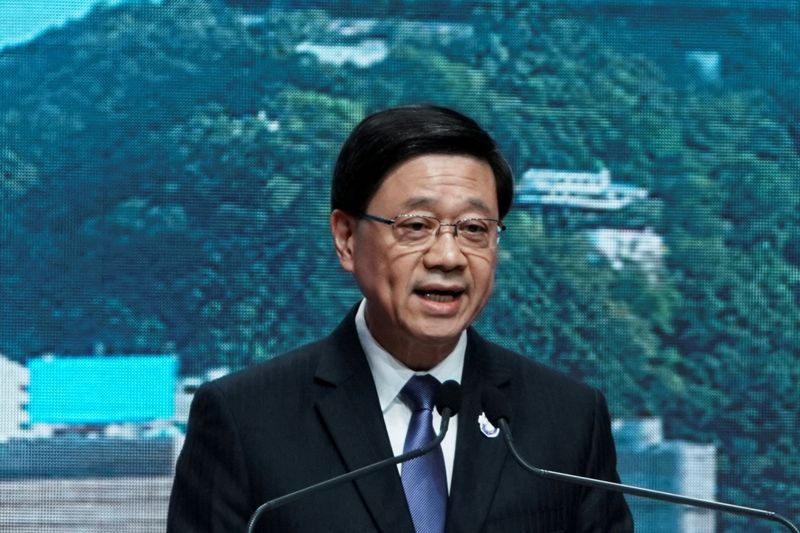 Hong Kong leader focuses on livelihood issues, positioning HK as global hub