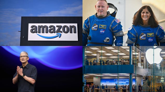 Amazon runs out of space, Starliner astronauts stay stuck in space, and wooing Trump: Tech news roundup