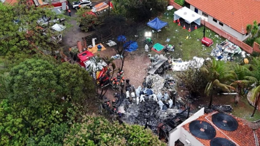 10 killed in plane crash in Brazil’s Rio Grande do Sul